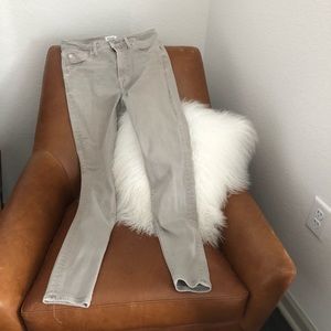 Hudson size 27 nico midrise super skinny tan jean
